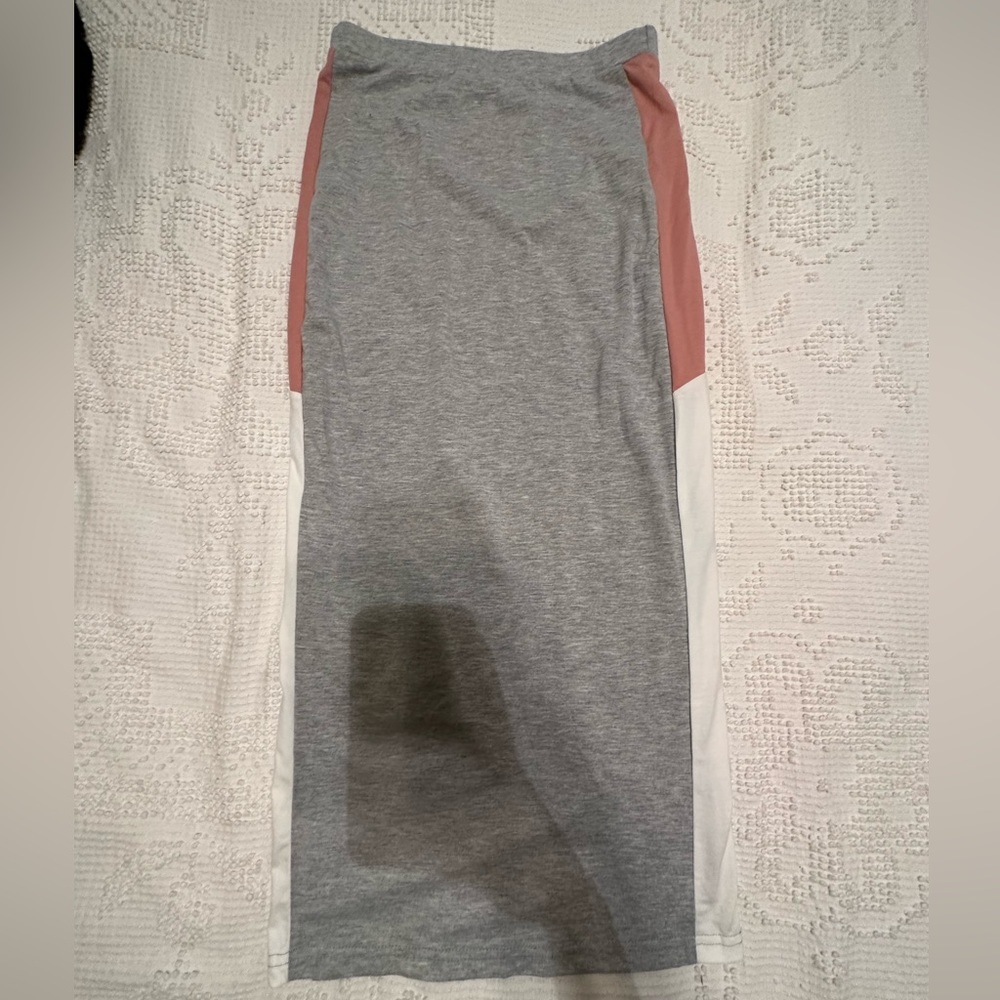 Midi cotton skirt